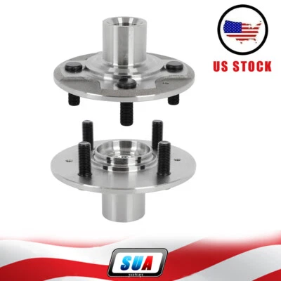 2X Front Left Right Wheel Hubs For 2009-2011 2012 2013 Honda Fit Base Sport 1.5L Foto 1 de 4