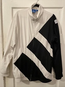 Adidas EQT ADV/91-17 schwarz/weiß auffälliges Track Top Reißverschluss vorne Jacke Gr. Große - Bild 1 von 5
