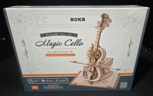 ROKR Mechanicle Music Box Magic Cello New Sealed - Picture 1 of 2