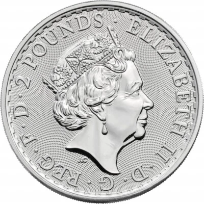 2021 Great Britain Britannia 1 ounce / .999 Fine Silver Coin B/U - Image 1 of 4