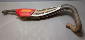 Tubo de cabezal de silenciador de escape Suzuki TS250 con protector térmico 1977-1979 - Imagen 1 de 7