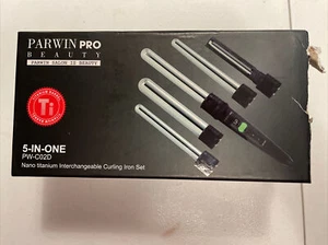 Parwin Pro Beauty 5 In One Curling Set PW-C02B NIB - Picture 1 of 4