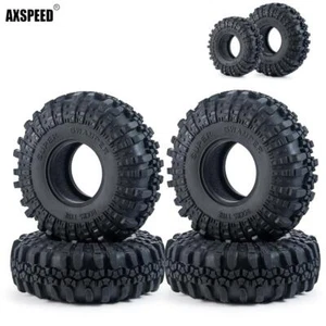 AXSPEED 4x RC 1:10 107mm/137mm 1.9"/2.2" Reifen Tires für 1/10 RC Axial Crawler - Bild 1 von 17