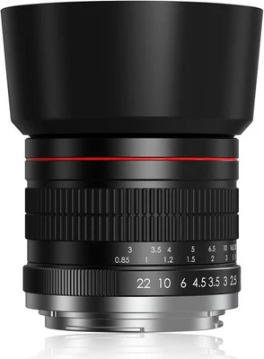 85mm Lens for Canon RF - 85mm f1.8 Portrait Lens Manual Focus(MF) for Canon EOS - Image 1 of 4