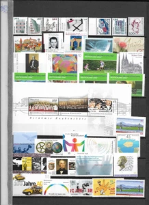 Repubblica Federale Tedesca anno 2003 nuovo di zecca ** completo di ABO affrancatura euro - Foto 1 di 2