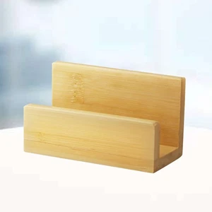 Multifunktionale Business Kiste Holz Schreibtisch Name Aufbewahrungsbox Namenshalter - Bild 1 von 12