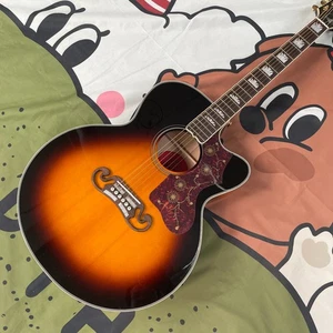 Guitarra Eléctrica Acústica Cutaway SJ200 Sunburst Rara Personalizada Con Ecualizador Envío Gratis - Imagen 1 de 11