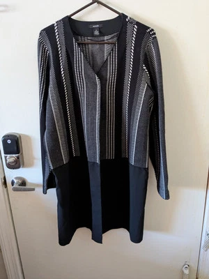 Осень продажи $13,99 Alfani размер XL черный и белый легкий пальто свитер - Изображение 1 из 4