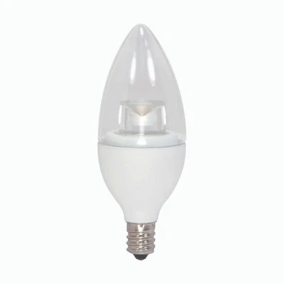 Satco 3.5w B11 Candle LED E12 Candelabra Base 300Lm 3000k Dimmable Bulb - Image 1 of 2