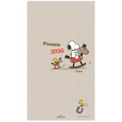 Hallmark Snoopy Planer 2026 Slim Monatlich The Schaukelpferd Diary Zeitplan Buch - Bild 1 von 3