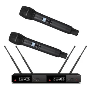 Dual Wireless Microphone System 2 SLXD2 Handheld Transmitters KSM9 Handheld SLXD - Picture 1 of 4