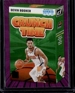 2023 Panini Donruss -Crunch Time -Devon Booker 11 Purple - Picture 1 of 2