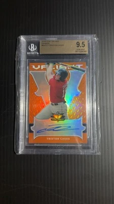 Triston Casas Leaf Valiant Graded 9.5 Beckett Gem Mint #BATC1 9/35 - Image 1 of 2