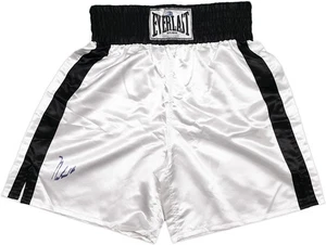 Muhammad Ali handsignierte White & Black Everlast Boxershorts Ali Holo & PS #4 - Bild 1 von 4