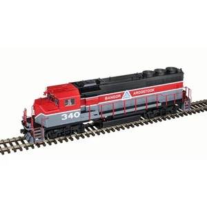 Atlas 10004388 HO Bangor & Aroostook Silver GP40-2W Diesel Locomotive #343 - Picture 1 of 1