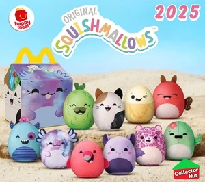 McDonald's Happy Meal 2025 Squishmallows Plush Toys 15 to Collect - Picture 1 of 18