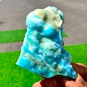 163G Natural larimar/hemimorphite Gorgeous rough raw Crystal Mineral Specimen - Picture 1 of 23