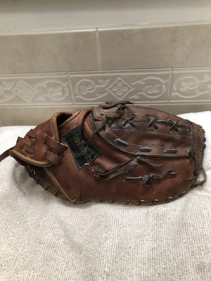 Nokona N50 Fully Broken In 13” Baseball Softball First Base Mitt Right Throw - Image 1 of 4