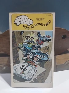 Herbie Goes To Monte Carlo Vintage Paperback Book By Vic Crume - Picture 1 of 7