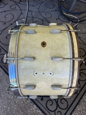 Bajo vintage Slingerland Radio King 14x24 blanco perla marina años 40 Foto 1 de 4