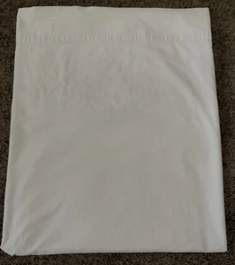 Flat Sheet JCP Home White Cotton Polyester 60/40 Blend Queen Size - Picture 1 of 4