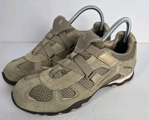 Zapato Deportivo Danskin Now Para Mujer 8 Ganchos y Lazos Marrón Rosa Gamuza Zapatos Tenis - Imagen 1 de 11