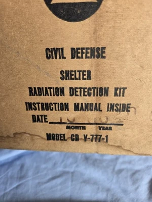 Nuevo de Lote Antiguo Contador Geiger CD V-777-1 Refugio Juego de Detección de Radiación Guerra Fría Foto 1 de 4