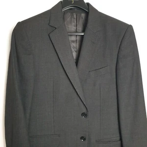 Jagaer Blazer Size 40 Mens Mayfair 100% Wool Charcoal Grey Excellent Condition - Picture 1 of 23