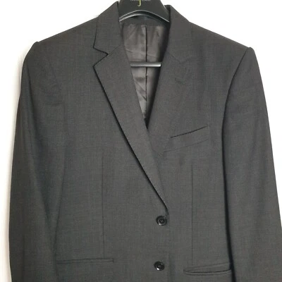 Jagaer Blazer Size 40 Mens Mayfair 100% Wool Charcoal Grey Excellent Condition - Image 1 of 4