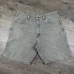Vintage Y2K Wrangler Shorts Herren 34 olivgrün schweres Canvas - Bild 1 von 5