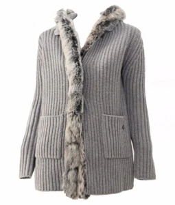 Woolrich WWMAG1434 Maglia Cardigan Donna Lana Grigio tg S  | -60 % OCCASIONE |  - Imagen 1 de 9