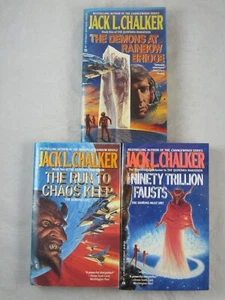 JACK L CHALKER THE QUINTARA MARATHON 3 VOLUMES DEAMONS CHAOS KEEP FAUST 1ST - Bild 1 von 4