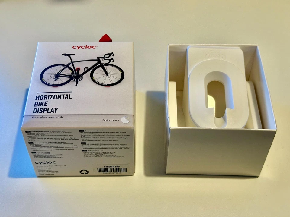 Cycloc Super Hero Wall Mount Bike Storage Horizontal Pedal Hung Clipless Pedals - Image 1 of 4