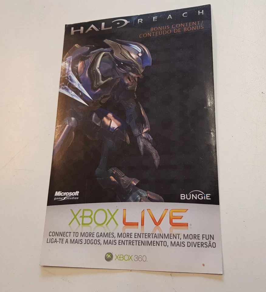 Halo Reach Elite Armour Xbox 360 Bonus Content Rare Elite DLC Code - Image 1 of 4