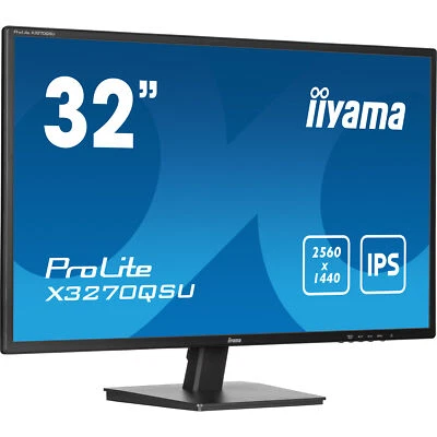 iiyama ProLite X3270QSU-B1, LED-Monitor, 80 cm (31,5 Zoll), schwarz (matt) - Bild 1 von 4