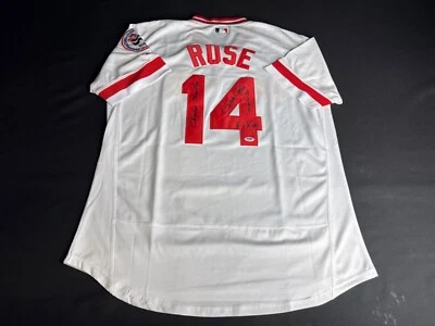 Pete Rose Signed Cincinnati Reds Jersey W/3 Inscriptions PSA AF61561 - Image 1 of 3