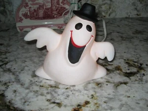 Halloween Ghost Light 1980's Electric Night Light - Light Up Boo Bros Ceramic - Picture 1 of 7