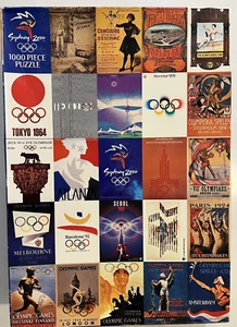 Vintage Sydney 2000 Olympics Historical Posters 1000 Pc Jigsaw Puzzle - Mattel - Picture 1 of 3