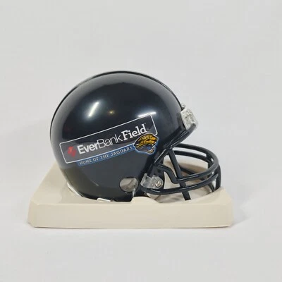 Riddell NFL 复古迷你头盔 Jacksonville Jaguars 黑色面罩 罕见促销 — 第 1/4 张图片
