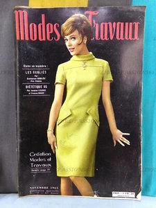 MAGAZINE MODES & TRAVAUX AVEC SUPPLÉMENT COUTURE N°779, NOVEMBRE 1965 - Picture 1 of 12