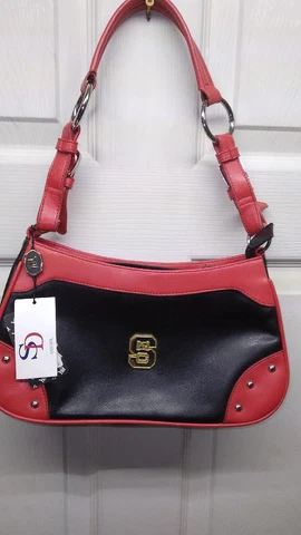 NC State North Carolina Wolfpack Yima Red Black Purse Pocketbook Rare NWT Cover