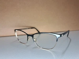 Versace Eyeglasses Frames MOD.1251 1366 Black Gold Cat Eye Full Rim 53-16-140 - Picture 1 of 11