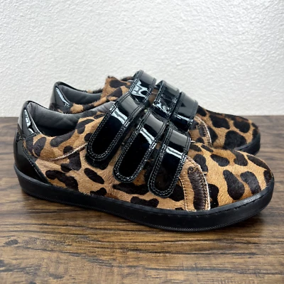 Zapatillas Blublonc Mujer Talla 35 EE. UU. 5 Pelo de becerro Estampado Animal Guepardo Leopardo Foto 1 de 4
