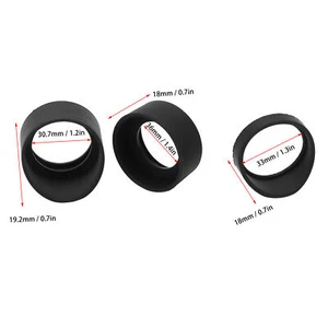 3pcs Gummi-Augenabdeckungs-Schutz-Fernglas-Okular-Augenmuscheln Für 32-35mm Neu. - Bild 1 von 12