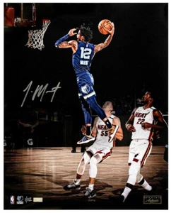JA MORANT Autografo Grizzlies "Sky Walker" 16" x 20" Fotografia PANINI LE 112 - Foto 1 di 2
