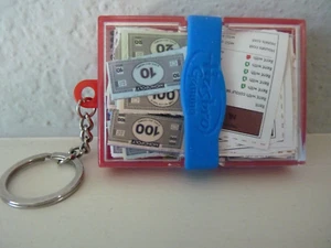 Miniature Monopoly Game Keychain Hasbro Gaming - Picture 1 of 3