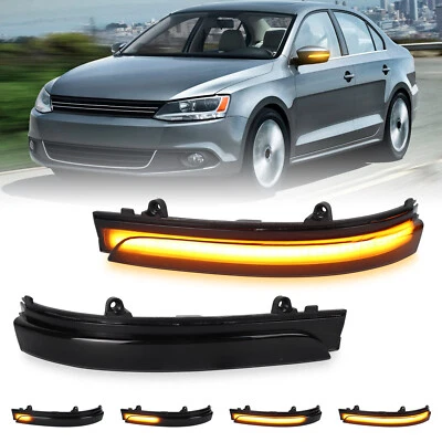 For VW GOL Saveiro Voyage FOX UP Jetta Mk6 SE Dynamic Mirro Turn Signal Lights - Imagem 1 de 4