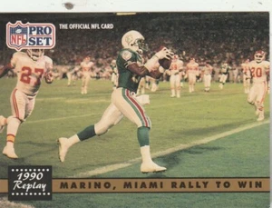 KOSTENLOSER VERSAND - NEUWERTIG - 1991 Pro Set #340 REPLAY - MARINO, MIAMI RALLYE ZU GEWINNEN - Bild 1 von 1