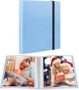 Photo Album 8X10, 8X10 Photo Album Book Holds 68 Photos, Art Portfolio Binder fo - Picture 1 of 12