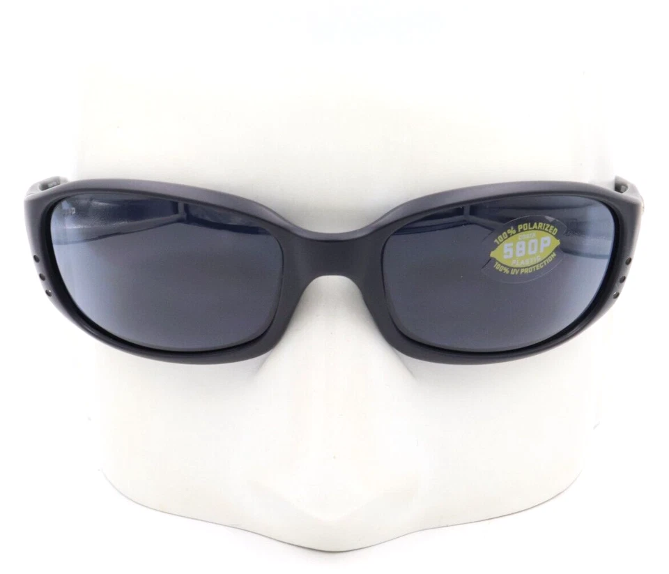 Costa Del Mar Brine Black Sunglasses Gray 580P Polarized Lens 06S9017 90170359 - Image 1 of 4